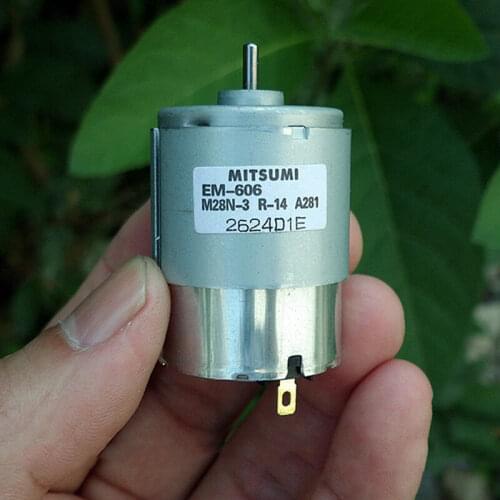 MITSUMI M28N-3 R14 RS-385 Motor DC 6V-24V 5000RPM For Copier Printer