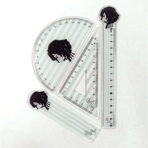 [MYKPOP]DEMON SLAYER Cartoon Figure Rulers Amine Tanjirou Nezuko Zenitsu Inosuke Fans Collection SC20052516
