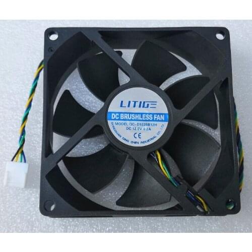 New 9025 9225 9cm 4-Pin PWM 12V 0.20a 3150RPM dual ball bearing computre cpu cooling fan