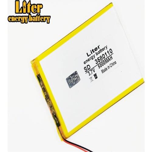 Original Li-ion battery 3.7v tablet 3.7v 5000mah 3580110 3380110 for 8 inch N83,N86 A85,A86 rechargeable battery for Tablet PC