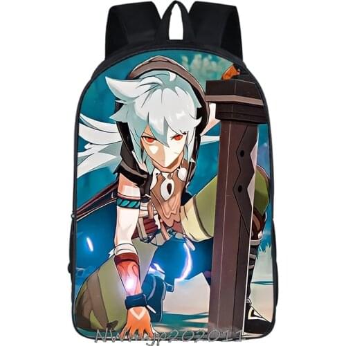 Backpack Women Men Rucksack School Bags Game Genshin Impact Backpacks For Teenage Girls Boy Book bags