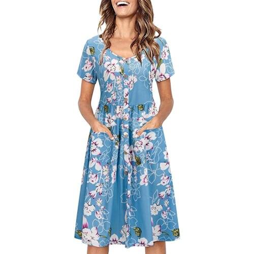 Летние платья-халаты SAGACE China At AliExpress