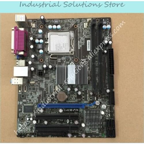 G41M-P26 Desktop Motherboard G41 A 775 DDR3 Motherboard Belt Printer Interface Well 100% Tested Perfect Quality