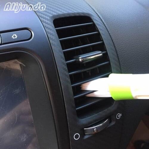 Double Slide Car Air Conditioner Exit Window Cleaning Brush for Suzuki SX4 SWIFT Alto Liane Grand Vitara Jimny