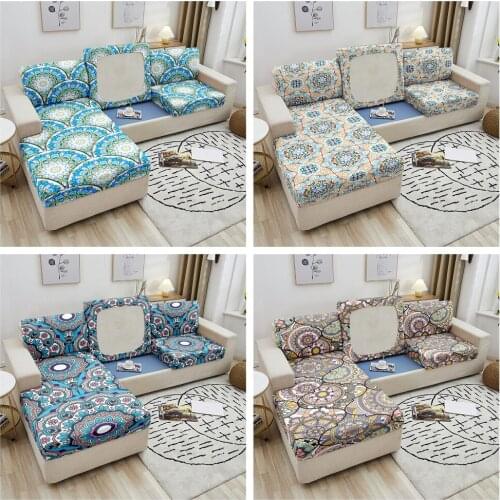Fabric Sofa Seat Cover High Quality Elastic Sofa Seat Cushion Cover For Chaise Longue Slipcover Couch Sofa Cover 1-4 Seater