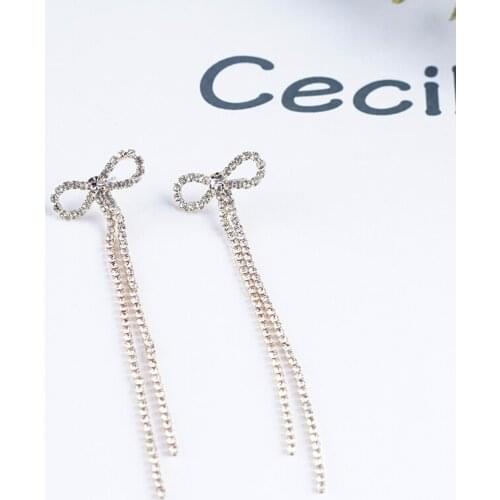 Dangle earrings drop earring in S925 needles for women girls luxury drop earrings for daily for party wedding jewelry