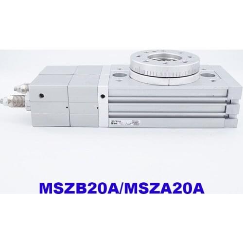 High Precision Double Acting Air Table Actuator 3-Position Rotary Table MSZA20A MSZB20A Pneumatic Rotary Cylinder SMC Type
