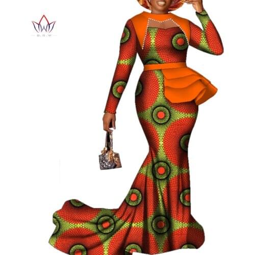 Womens Wedding Clothing 2021 d summer dress big size bazin riche maxi robe Bohemian African dresses for women party 3xl WY9113