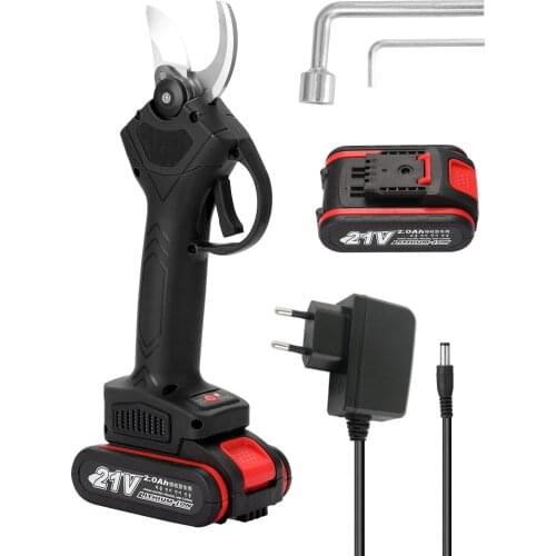 21V Cordless Electric Pruner Pruning Shear Efficient Fruit Tree Bonsai Pruning Branches Cutter Landscaping Tool Garden Pruner