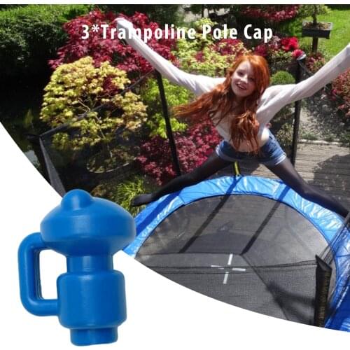 3PCS 2.8cm Trampoline Protective Pole Caps Trampoline Net Protective Cover Trampoline Pole Cap For Net Hook For Trampoline