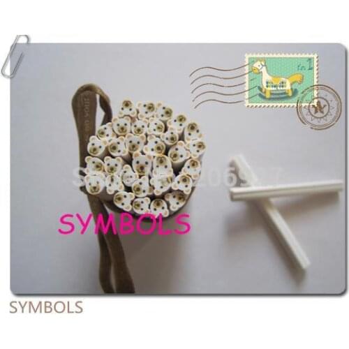 5pcs E-13 5mm Cute Animal Cane Fancy Nail Art Polymer Clay Cane Nail Art Decoration