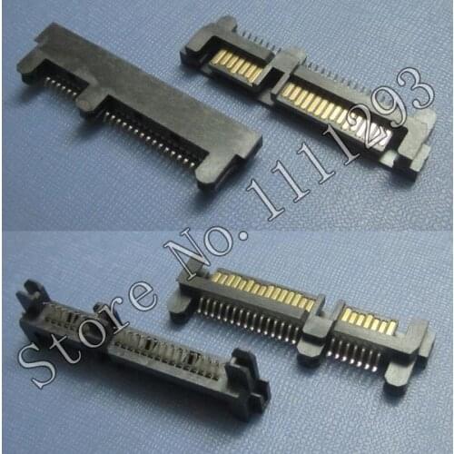 5pcs/lot 15+7 SMT sata connector for SATA hard disk interface 22pin