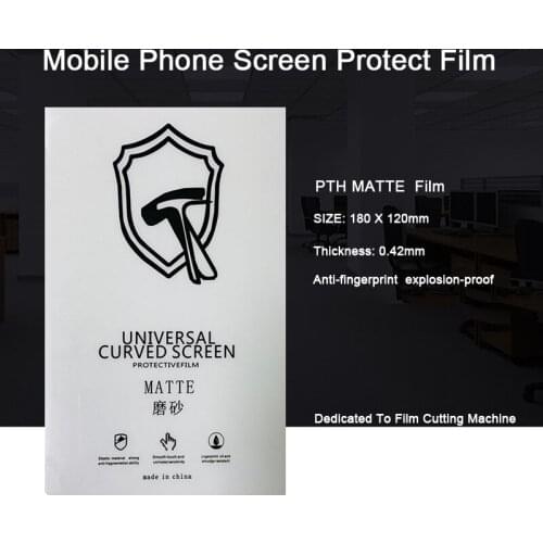 50PCS MATTE Universal Curved Screen Protective Hydrogel Film Mobile Phone Screen Protection For All Film Cutting Machine