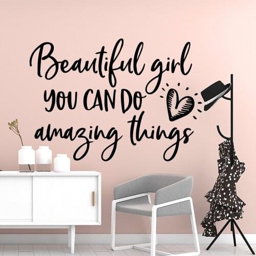 Creative Quotes Vinyl Wall Sticker Wallpaper Decor For Living Room Decoration Removable Wall Decal Sticker