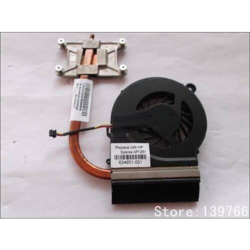 634651-001 638402-001 cooler for HP CQ42 CQ62 G42 G62 laptop cooling heatsink with fan radiator used for board with cpu