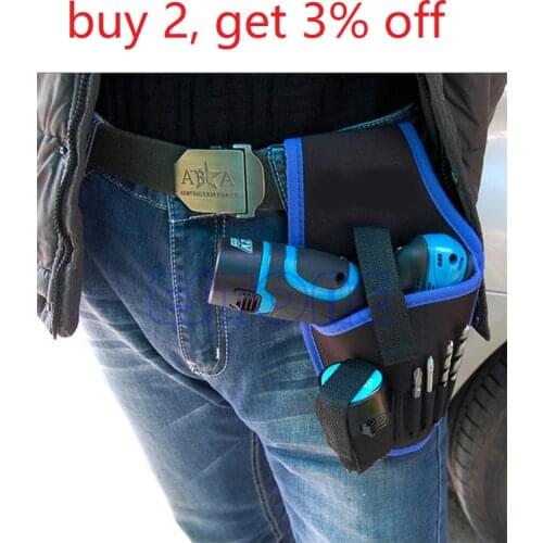 2021 NEW Portable drill Holder Holst Pouch Cordless Tool For 12v Drill Waist Tool Bag