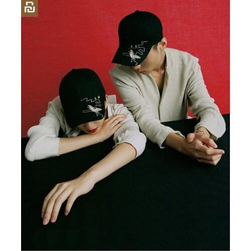 Youpin cap YUSKIE mbroidered baseball Delicate embroidery Casual fashion men woman Street outdoor sports sunscreen Visor