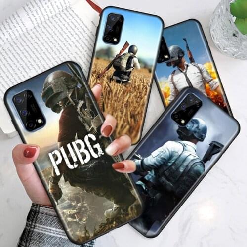 PUBG Game Art For Realme V15 X50 X7 X3 superzoom X2 C17 C11 C3 7i 7 6i 6S 6 5 Narzo 20 5G Pro Soft Phone Case