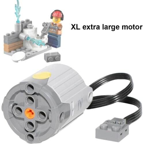 XL Extra Large Motor - Insert Blocks Electromechanical Accessories For LEGoing Tech Series 8882, 8883, 88004, Insert Blocks