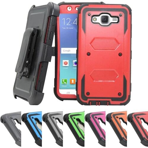 Heavy Duty Hybrid Armor Case Shockproof Protective Belt Clip Holster Cover For Samsung Galaxy J7 2015 J700H J700F J700M J700