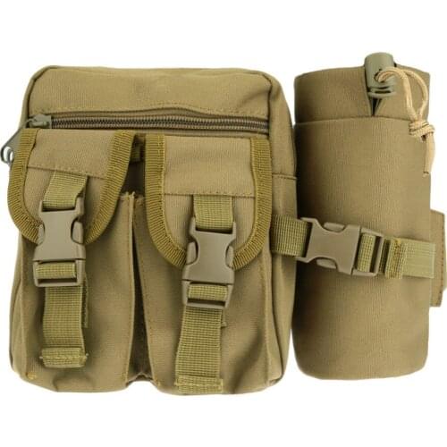 Military Tactical Travel Hiking Riding Waist Bag For Men Women Waist Thigh Leg Belt Water Bottle Hold Runinng Hip Bum Pouch