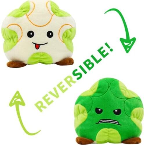 Z50 Kawaii Reversibl Cat Gato Kids Plushie Pulpo Reversib Plush Animals Double-Sided Flip Doll Peluche Cute Toys Peluches Pulpos