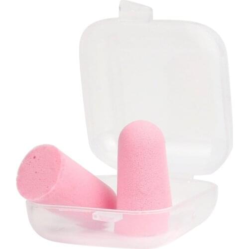 1 Pairs Ear Plugs Comfort Soft Foam Tapered Travel Sleep Noise Reduction Prevention Earplugs Sound Insulation Ear Protection