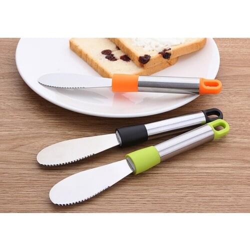 1PC Stainless Steel Cutlery Spatula Butter Knife Scraper Spreader Breakfast Tool Kitchen Accessories KX 272