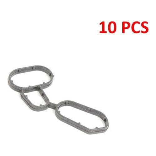 Engine Oil Cooler Filter Housing stand Gasket Seal 11427508970 for BMW E46 E90 E81 E87 E84 E60 10 PCS
