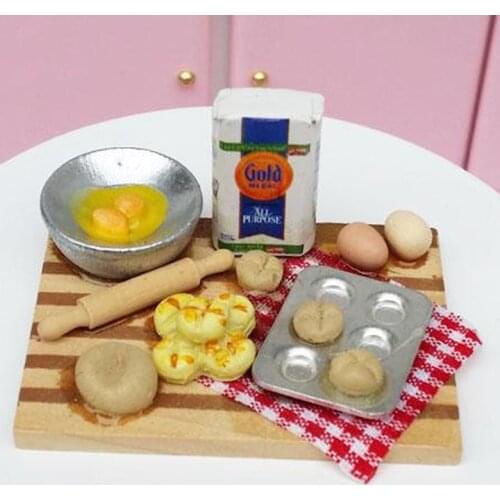 Kitchen Tableware Doll Accessories For Barbie Dolls Toys Girls Baby Play doll House Toys