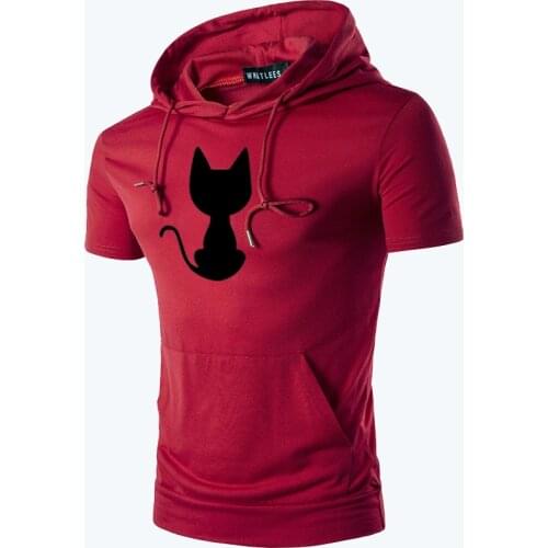 ALWORTH Men's T-shirts With A Hood
