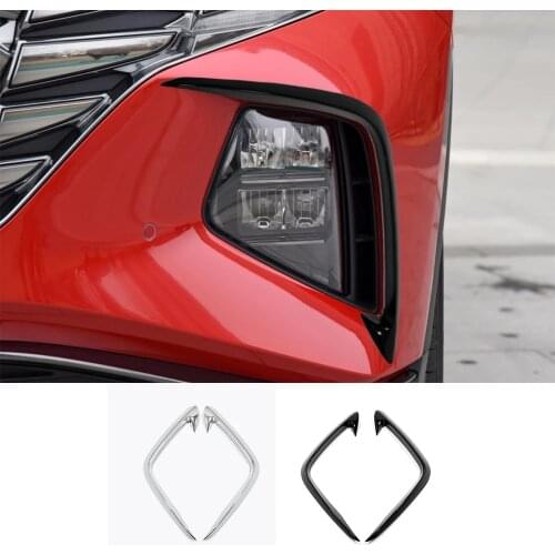 Car Front Bottom Bumper Molding Grill Trim Cover Stickers Garnish Strips NEW styling For Hyundai Tucson NX4 2021 2022