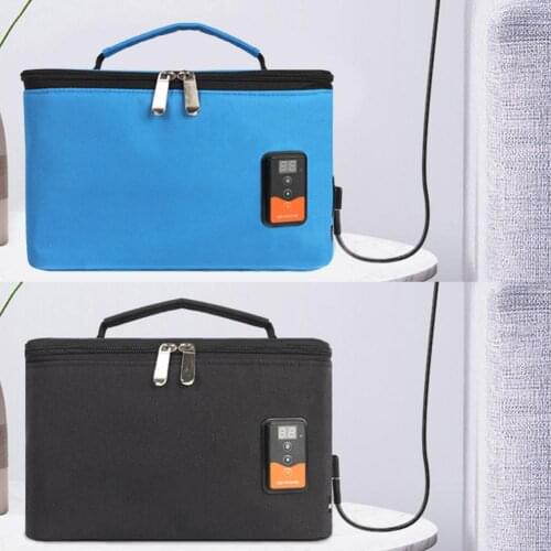 Car Baby Bottle Warmer Insulated Portable Milk Heater For Car USB Travel Storage Bag Outdoor Temperature Heater For Kids