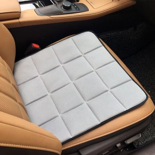 Bamboo Charcoal Breathable Car Seat Cushion Cover Pad mat Home Household Office Summer Cooling Ventilate Chair Mat 45cm*45cm