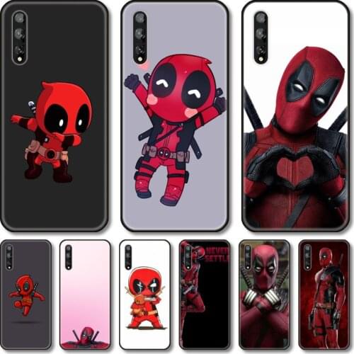 Cute hero Phone Case For Huawei Y 5 6 7 8 9 A P S Pro 2020 2019 Black Shell Cover