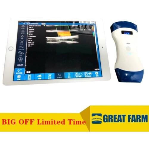 PW color Double Wireless Veterinary testing Scanner Portable Pregnancy Test pig dog Hand fetus Machine Pocket dog vet tools