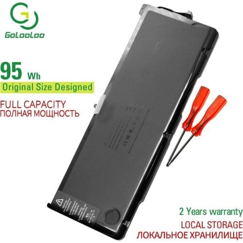 Golooloo 10.95V 95WH A1383 Laptop Battery For Apple MacBook Pro 17" 2011 A1297 020-7149-A10 MC725LL/A MD311LL/A MB604LL/A + tool