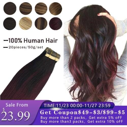 GOOGOOINGHAIR Hair For Tape Extensions