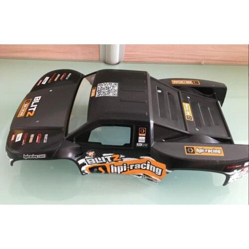 HPI 109876 Skorpion Painted Body Black : Blitz Flux