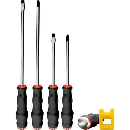 Chrome Vanadium Steel Can Tapped Through Heart Screwdriver Screwdriver with A Magnetic Cross Flat Mouth Can Smashed Screwdrivers