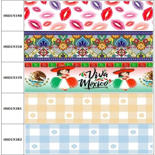 Craft Cartoon Printed Grosgrain/Satin Ribbon for DIY Sewing Hairbow Accessories Decoration Headwear Decoration 38MM 75 MM 10Yard