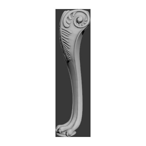 Furniture table desk cabinet chair sofa bed leg 3D model STL format file Artcam L50