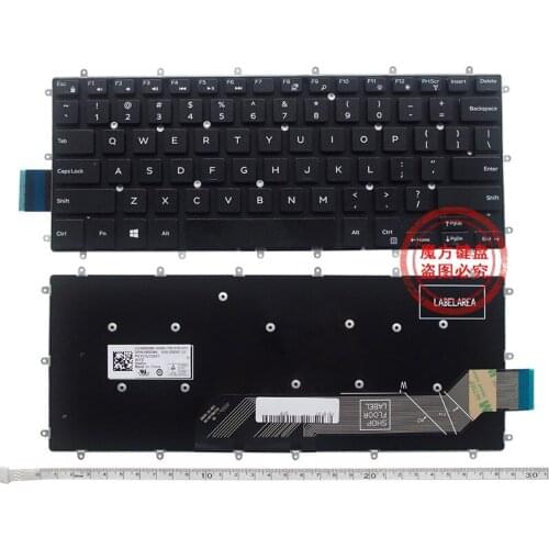 New US Keyboard for Dell Inspiron 15 5568 7569 7579 7378 7368 13-5000 5368 5378 Laptop Black Keyboard