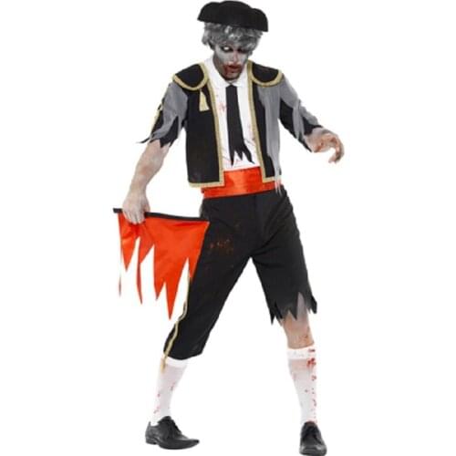 New Fashion Adult Man Zombie Costume Carnival Cosplay Horror Clothes For Halloween Party Role Play Scary Zombie Costumes