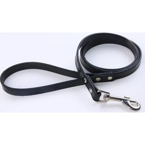 PU Leather Dog Leash Walking Dog Pet Lead Soft Leather Strap 48" Long 2 sizes 4 colors available