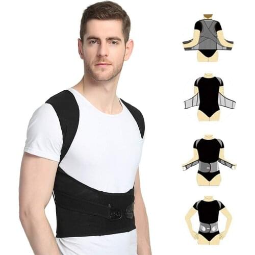 Child Men Wome Adjustable posture Corrector Shoulder Back Brace Support Pain Relief Lumbar Spine Support Belt Posture Correction