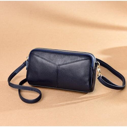 Genuine Leather Real Fashion Women Bag High Quality Shoulder Bag 2020 Small Womens Cross Body Messenger Bag Crossbody Purse