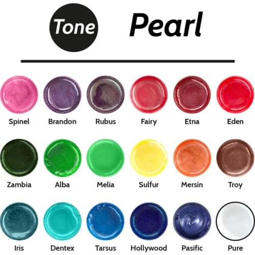 Tone 18 Colors Pearl Epoxy Resin Pigment Past Kit 30 ml Dye Coloring Colorant Metallic DIY Jewelry Making Ink Handmade Wood Tabl