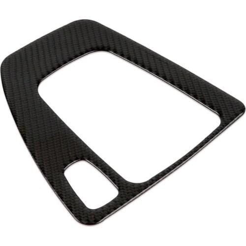 Carbon Fiber Gear Shift Panel Cover Trim Sticker Interior Decoration Car Styling For BMW 3 Series E90 E92 E93
