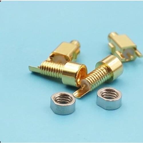 Universal Pin Socket Female seat mmcx gold-plated copper(price doesn't contain the shell) 4pairs